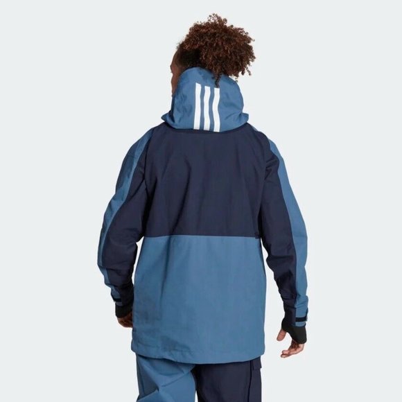 Adidas TERREX 3-LAYER NYLON SNOW JACKET Men's Size L HH9050 Waterproof New - Picture 3 of 16